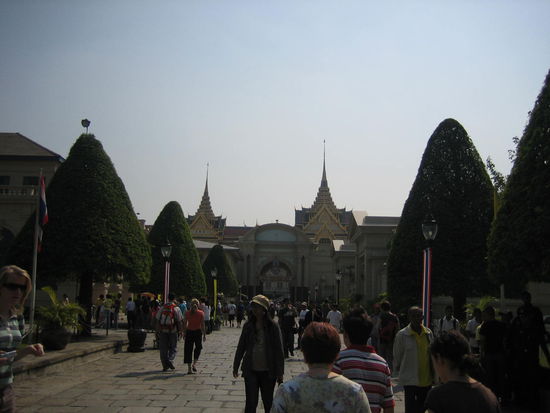 The crowds at The Grand Palace
