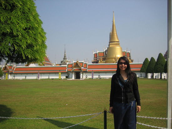 You can't tell, but I am dying from the heat!