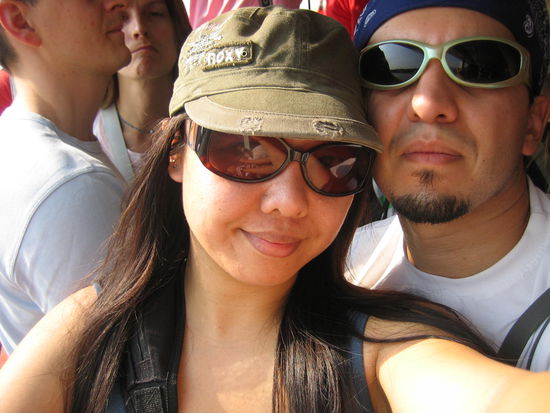 Our 20 baht boat ride...that's less than a dollar!