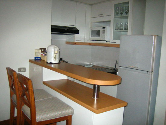 Our kitchen and mini-bar...comes with service for free dishwashing