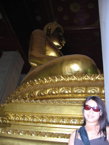 This is a bit sacrilegious, but just wanted to show the height difference