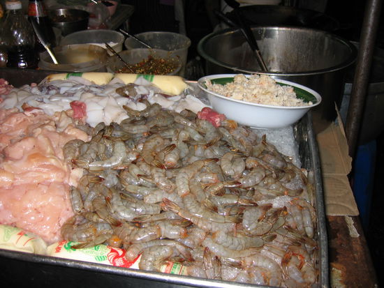 Shrimp used for the fried rice we order