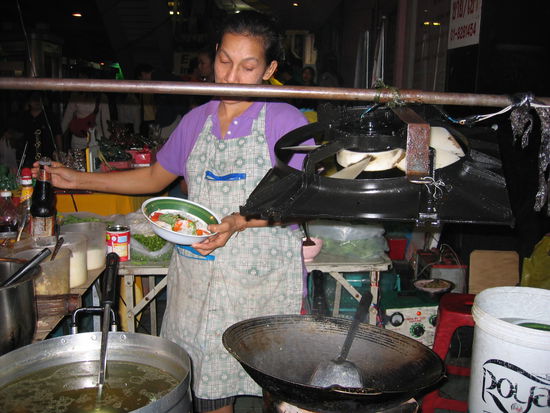 She makes a really good shrimp fried rice