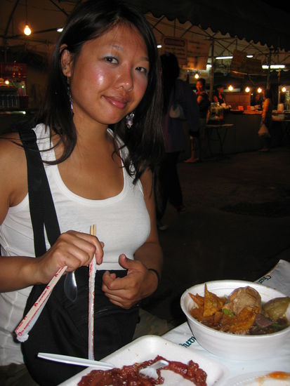 I end up getting Thai 'chicken noodles'