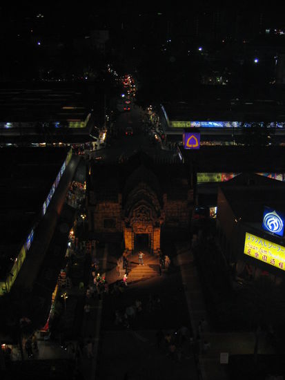 Lovely view of the night bazaar