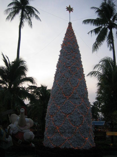 They really go all out for the whole Christmas thing for tourists, even more than we do in the States!