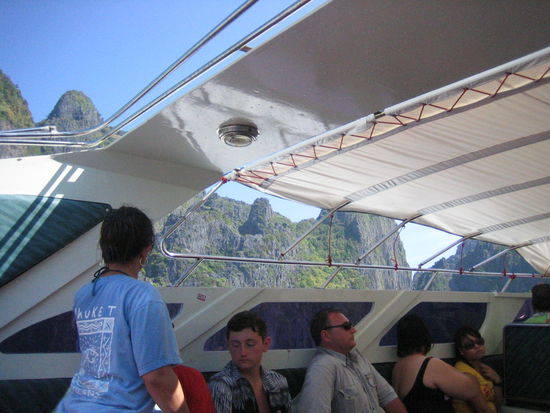 Our group is a delightful, and quiet bunch
H: except for the damn French family that took forever to come back to the boat every time.  Courtesy suggestion to travelers: if you are in a large group, you dont have to be the first person back but just dont make the guide have to come hunt you down every time we have to leave somewhere because you lag horribly.