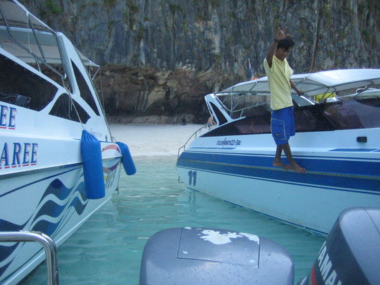 How our driver backed into this tiny space is beyond me