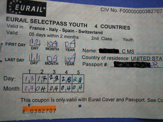 This ticket allowed us to see much more than we originally planned for. Thank you guy-on-the-train-to-Spain