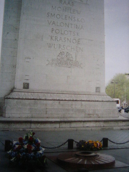 Unknown soldier buried underneath