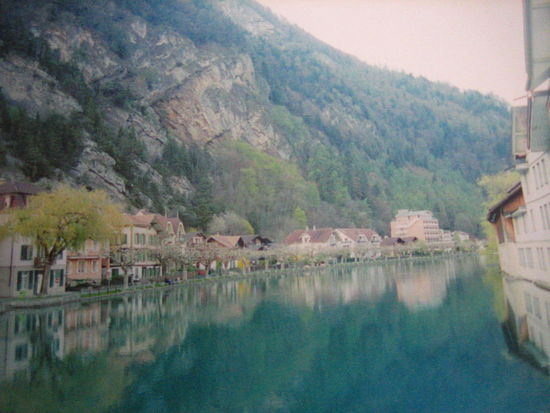 The glassy lake