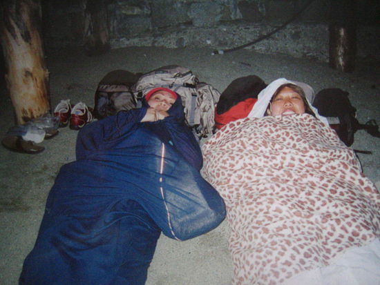 Our bed for the night