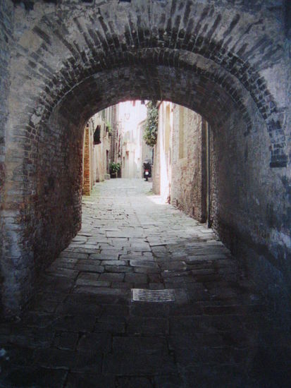 The romantic cobblestoned streets of Siena