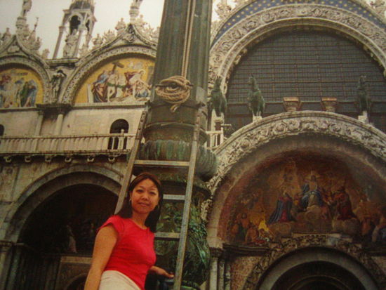 We were yelled at not too soon after this picture...