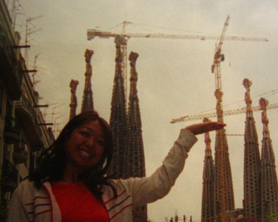 Being dorky w/ La Sagrada...