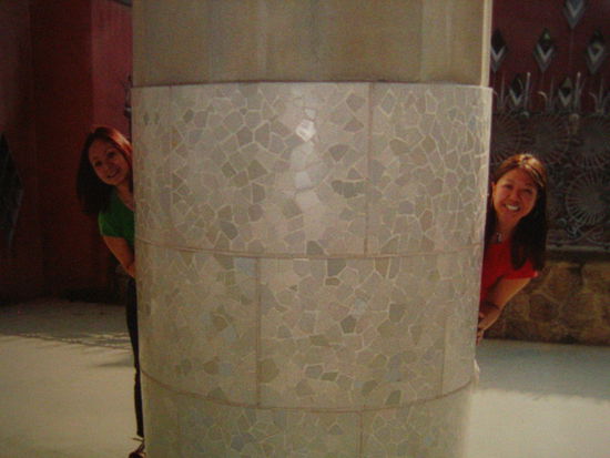 Jene and I being our usual dorky selves