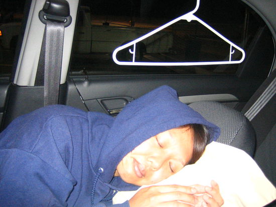 Ahhh... the (un)comforts of the Chevy Aveo