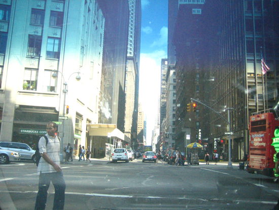 Trying very hard not to hit this pedestrian