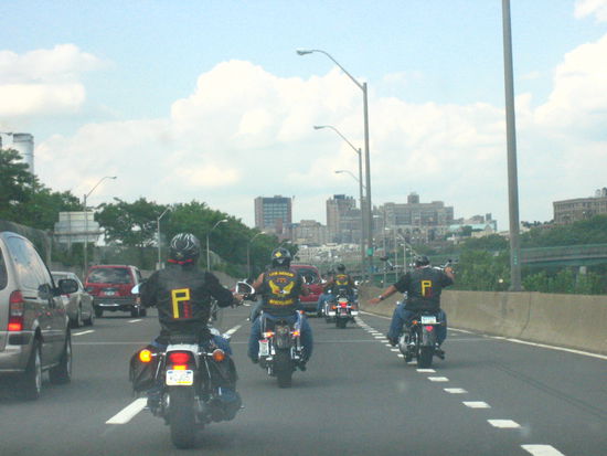 Hogs on the road...sexy!