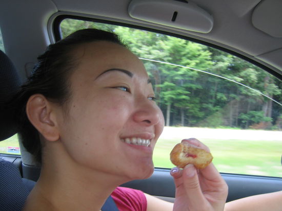 Jen and her Dunkin' Donuts