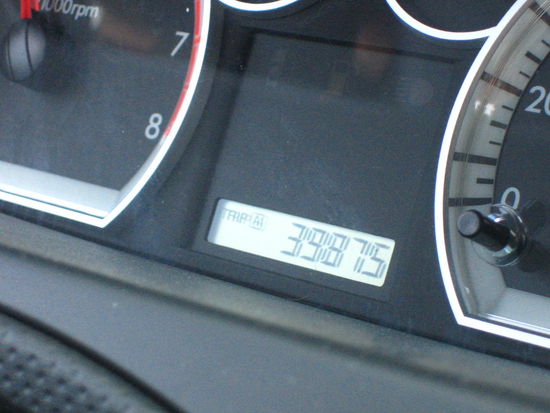 Mileage driven to Maine