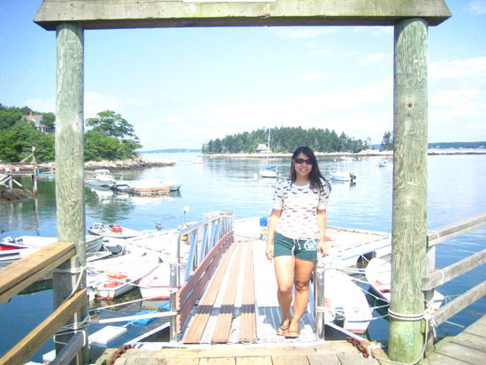 You can kinda see the 5 Islands in the background...