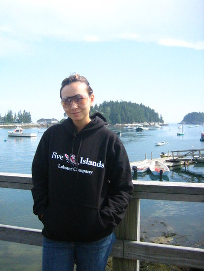 Jen's butchy pose...