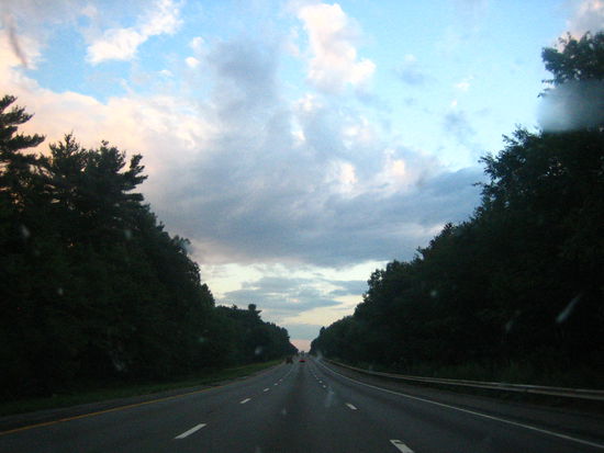 On the road to Wyoming...