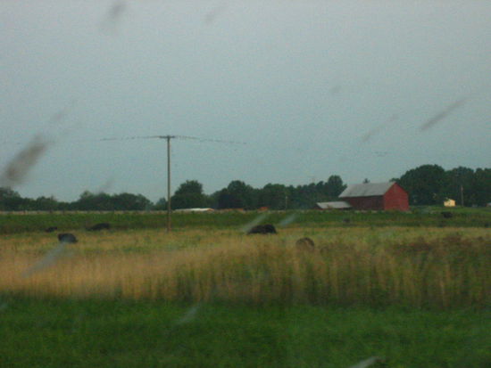 The farmlands of Ohio