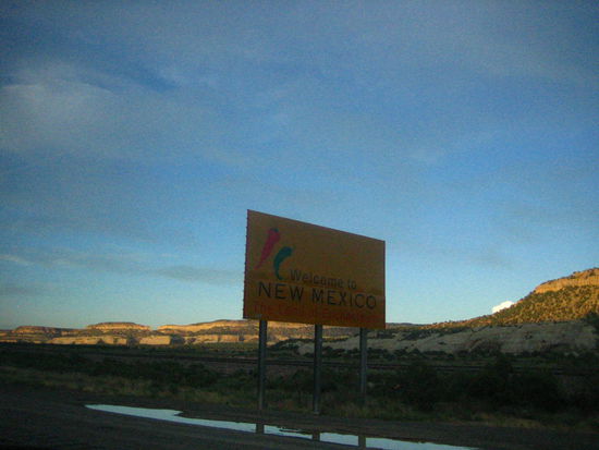 We are past state lines!