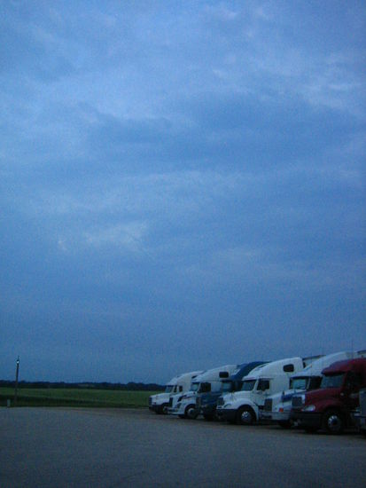 Truckers at rest