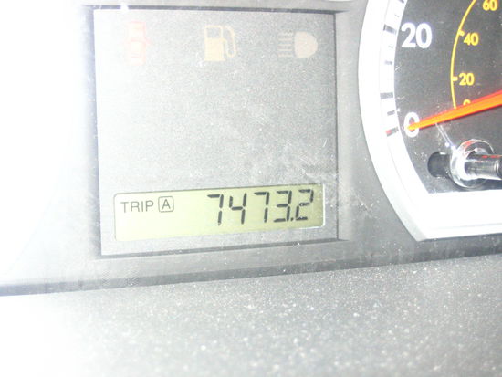 Total miles driven from our x-country road trip