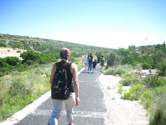 The 'intense' hike down