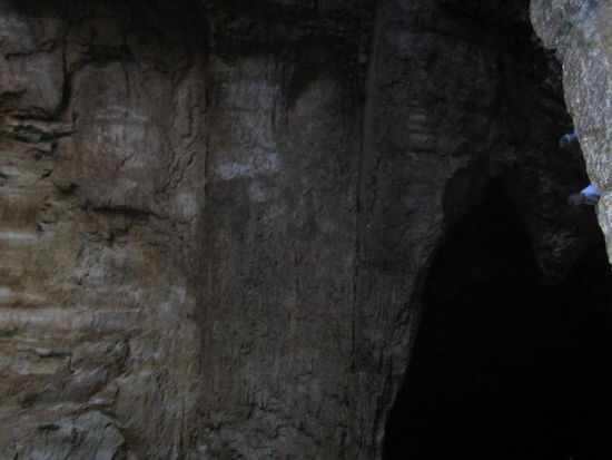 Walking the Natural Entrance into the Caverns