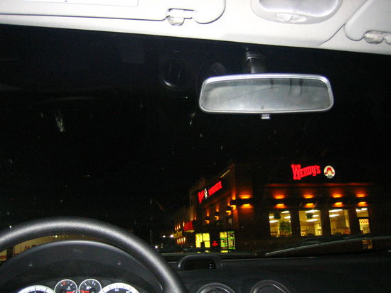 Our 2nd 'motel stop', right outside of Wendy's