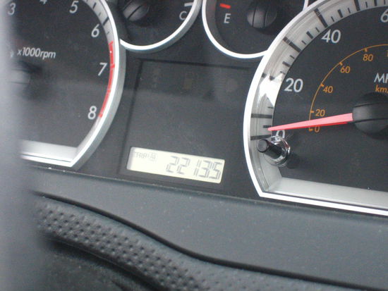 Mileage driven thus far