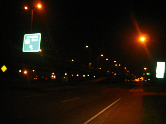 We ride onto the bridge overlooking the Mississippi River