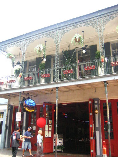 Bourbon St during the day