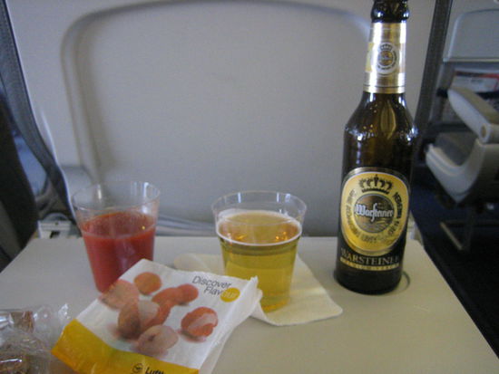 So, there you have it... wine, beer, and don't forget, the tomato juice!