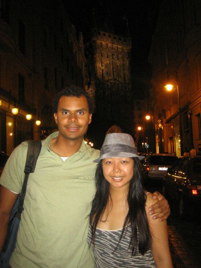 Photo ops while locating a restaurant