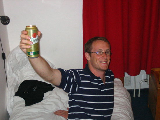 ...and Cyril, life of the party...