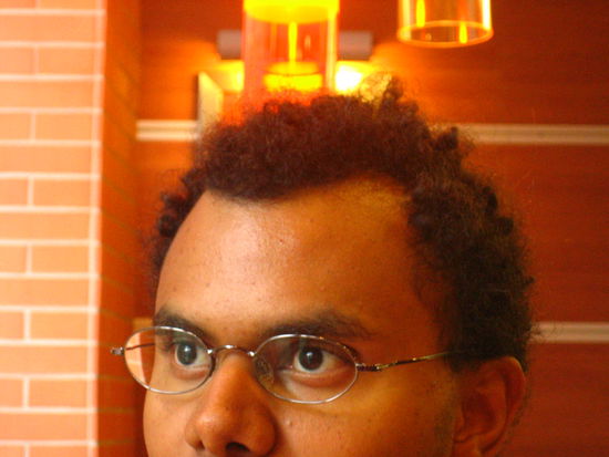 Adam sports the Kramer 'do