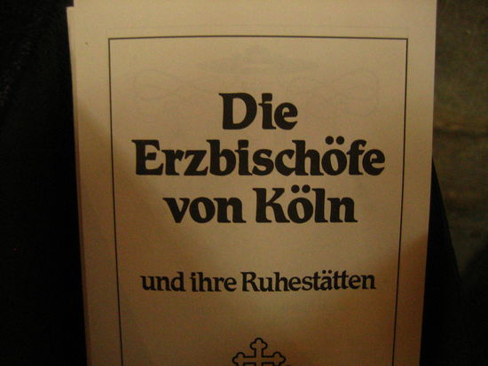 The Archbishops of Cologne-- see, I can read German!