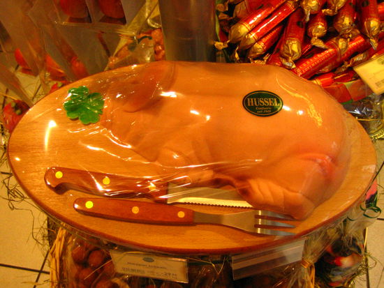 Can't escape pork anywhere in Germany, not even at the candy store
