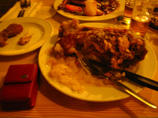 I couldn't touch pork again after this meal