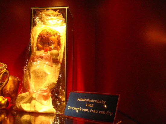 A chocolate baby is born