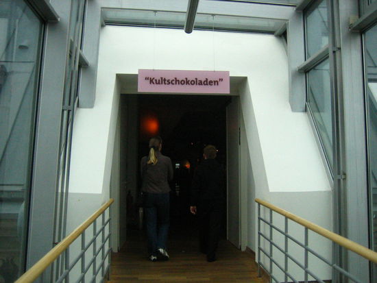 Into the chocolate hall