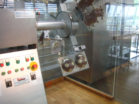 Soccer ball-sized chocolate!