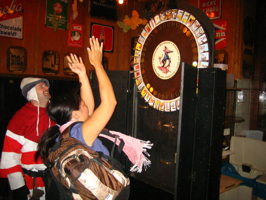 ..and it lands on lucky 14!