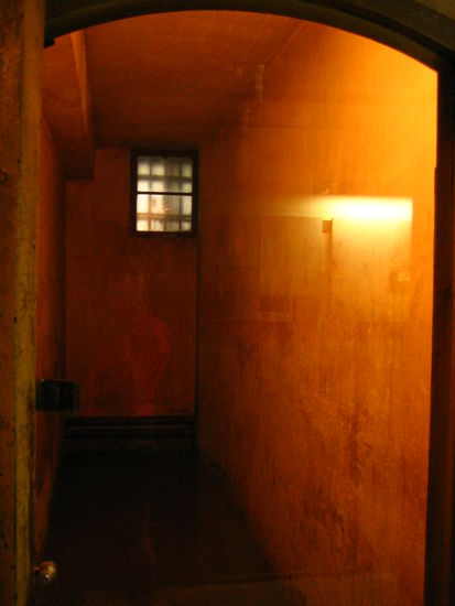 The tiny holding cell that detained 16-20 people